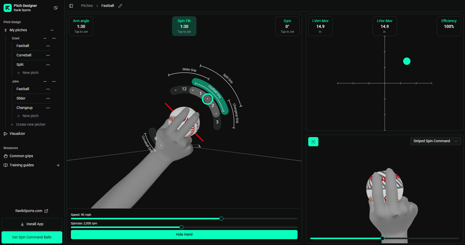 Common Grips screenshot